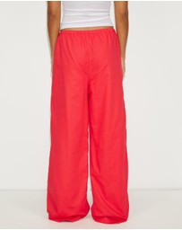 Dazie - Aloe Stripe Linen Blend Pants