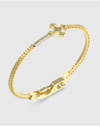 GUESS - Gold-Tone Rebel Knight Bracelet