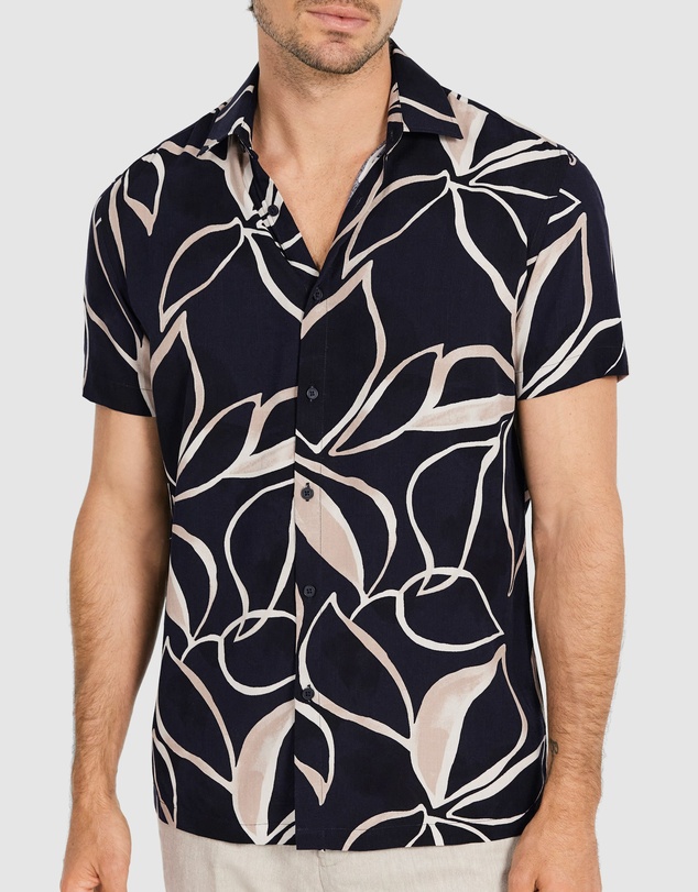 Tarocash - Terzo Viscose Abstract Shirt