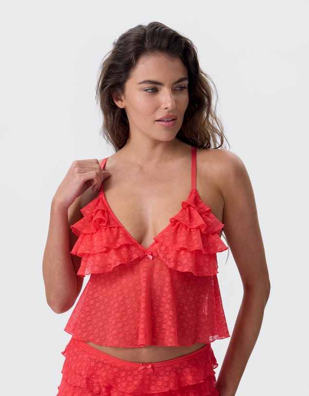 Bras N Things - Priscilla Cami - Light Red