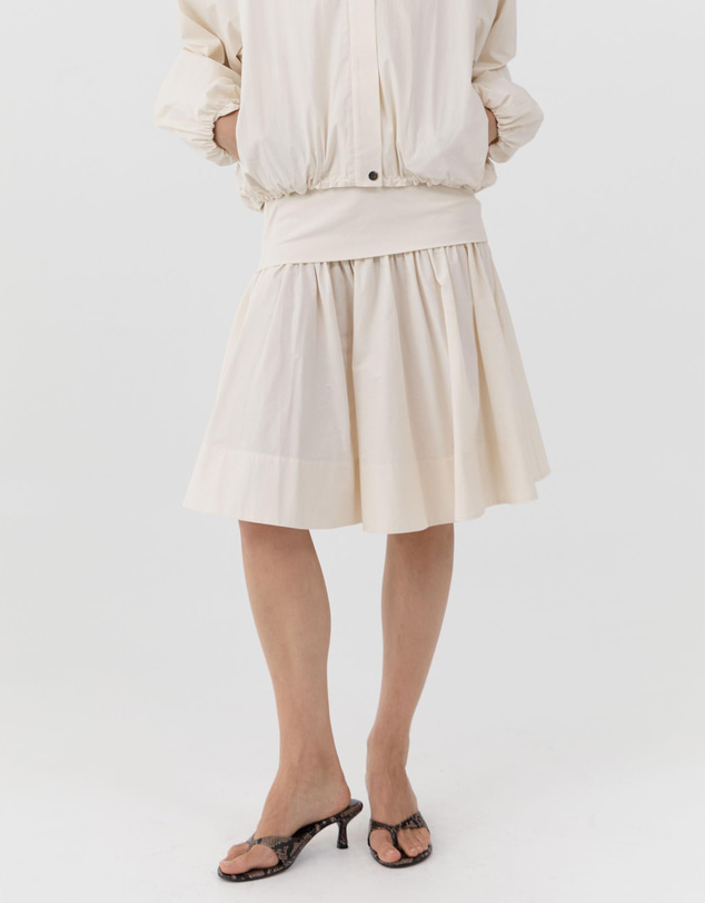 St. Agni - Circle Hem Gathered Skirt
