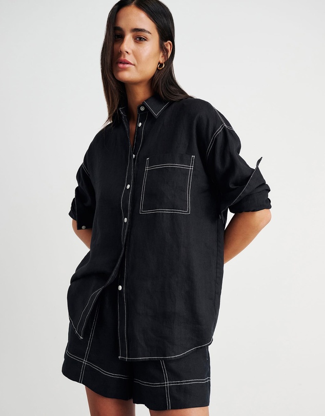 Jag - Gigi Linen Relaxed Shirt