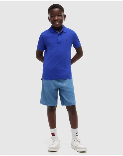 Tommy Hilfiger - Essential Flag Embroidery Regular Fit Polo - Teens