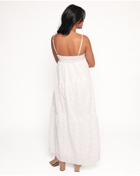 Petal & Pup - Kendal Maxi Dress - White