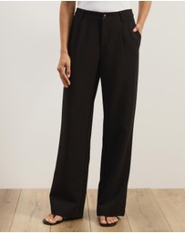 Atmos&Here - Sammie Straight Leg Tailored Pants