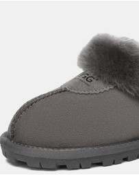 EVERAU - Australian Shepherd Ugg Waffle Slipper Sheepskin Upper House Shoes