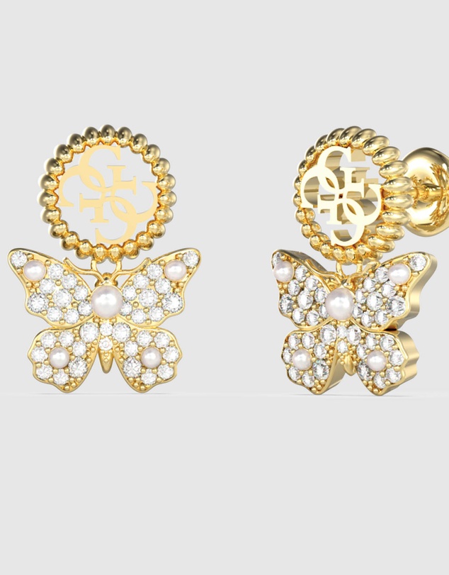 GUESS - Borboleta & 4G Pendant Earrings