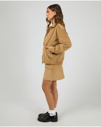 All About Eve - Bambi Cord Bomber Tan