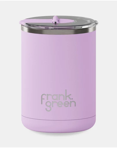 Frank Green - 12oz Ceramic Coffee Cup with Hinged Screw Lid