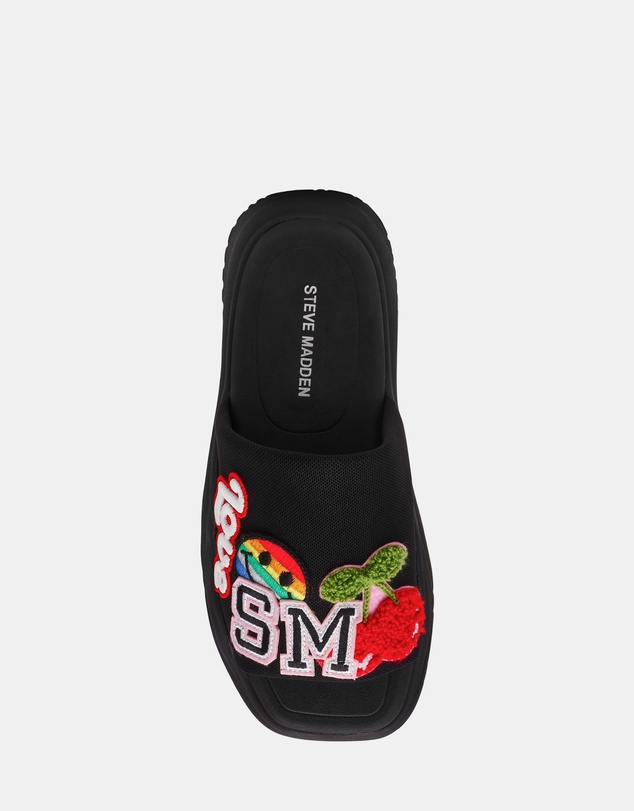 Steve Madden - Spanky-P Black Sandals