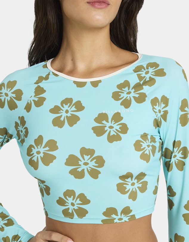 Billabong - Womens Last Summer Cropped Long Sleeve Rash Vest