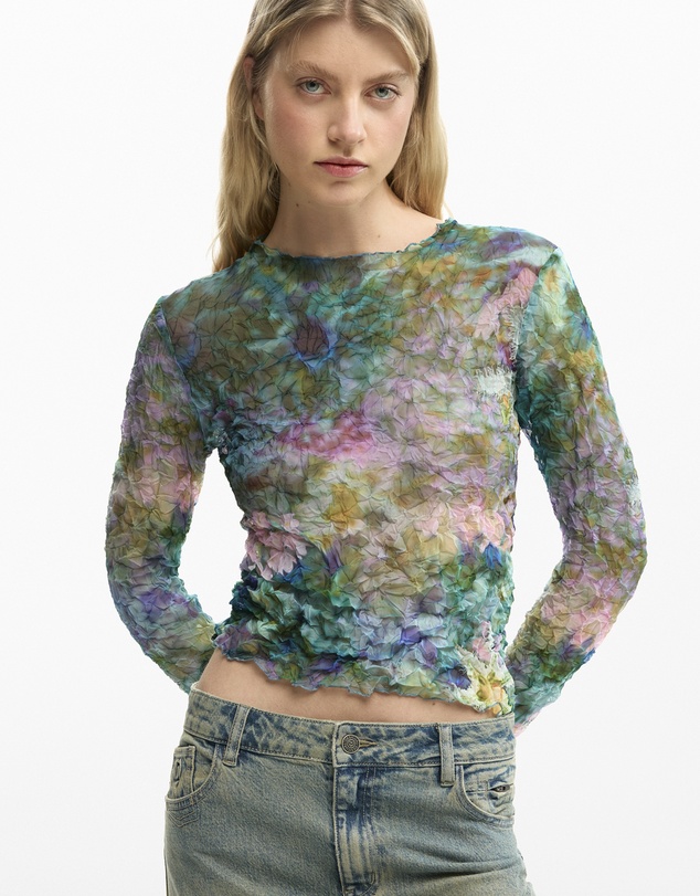 Desigual - Garden texture blouse