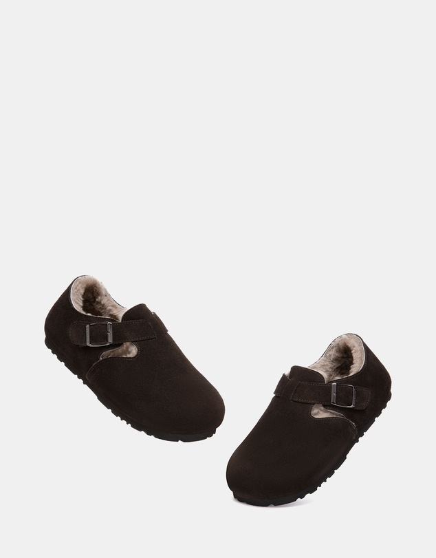 EVERAU - EverAU Ugg Hazora Cow Suede Upper Loafer Oxfords Flats