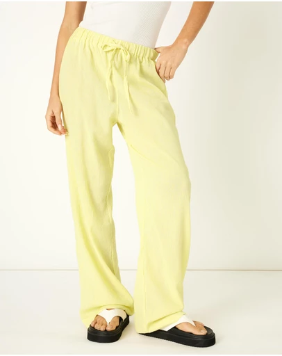 Dazie - Summer Plans Linen Blend Wide Leg Pants