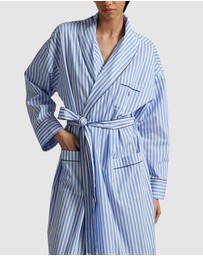 Polo Ralph Lauren - Shirting Stripes Heritage Long Cotton Robe