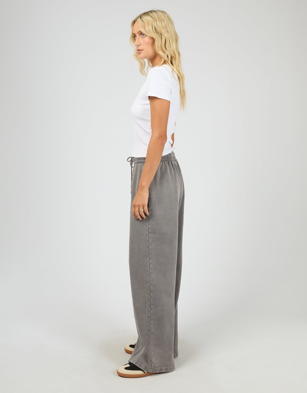 All About Eve - Aae Vintage Wide Leg Trackpant Charcoal