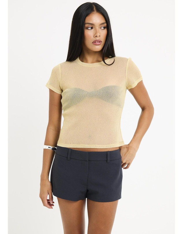 Alice In The Eve - Sydney Lurex Top