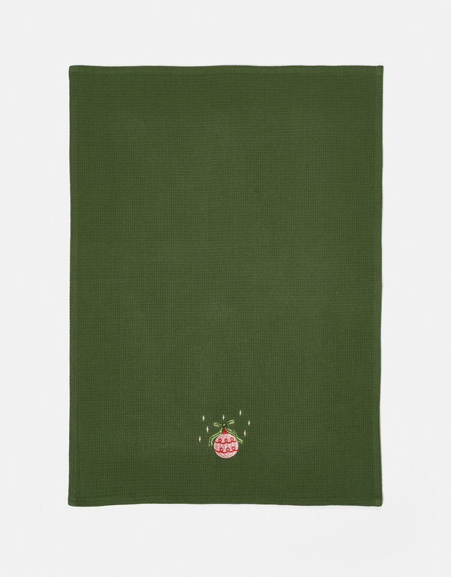 Linen House - Embroidered Tea Towel