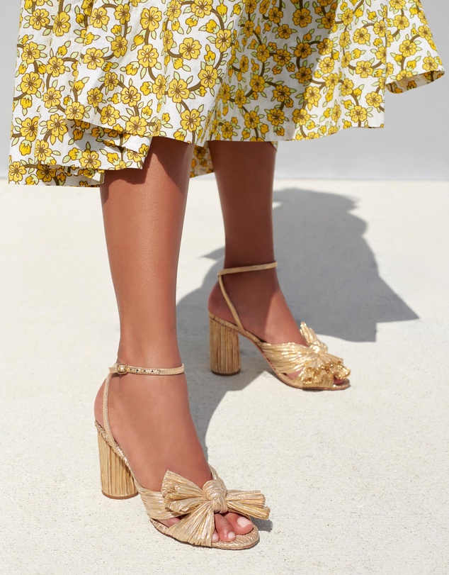 Loeffler Randall - Camellia Knot Mules with Ankle Strap
