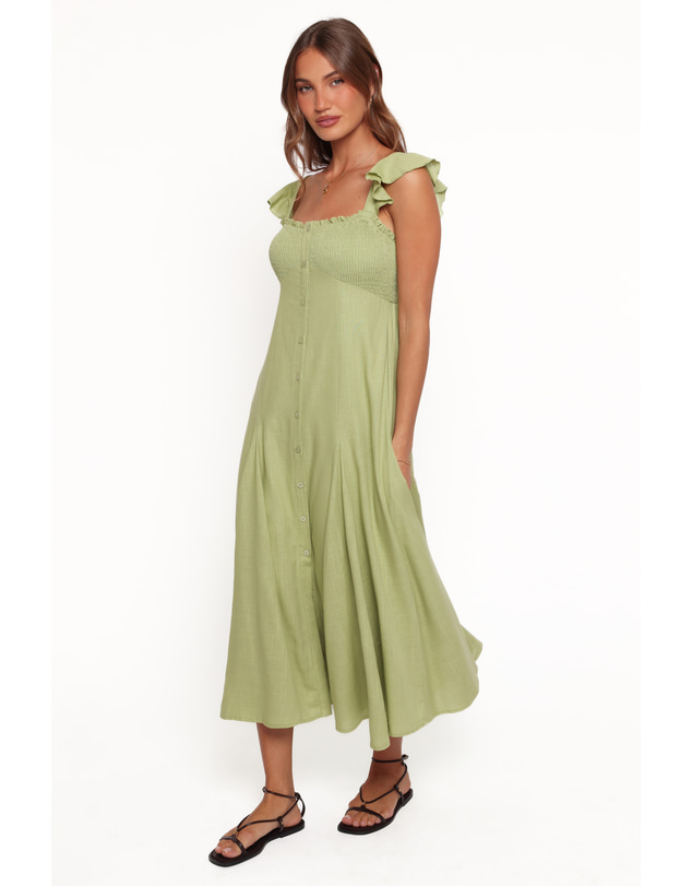 Petal & Pup - Ryleigh Midi Dress - Green