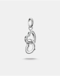 THOMAS SABO - THOMAS SABO Connect Charm intertwined hearts Silver