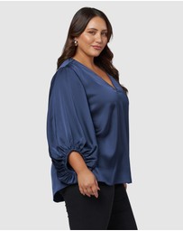 Pink Dusk by Curve Project - Lover Boy Blouse