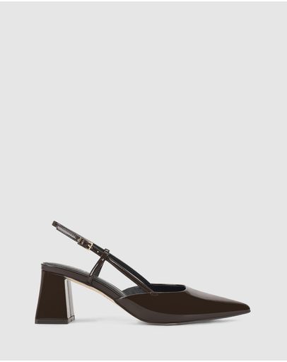 Chocolate Brown Patent Leather