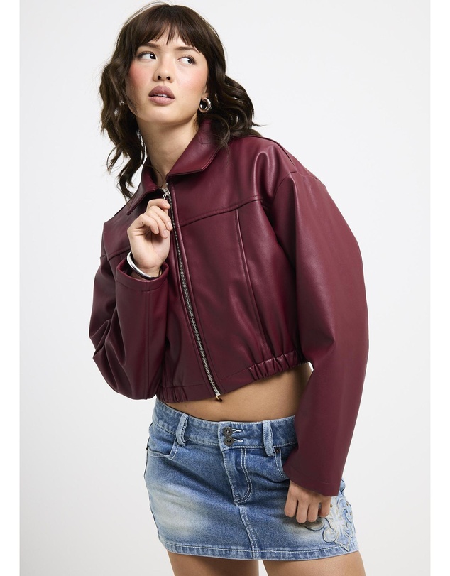 Neon Hart - Katana Crop Biker Jacket