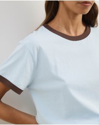 Atmos&Here - Short Sleeve Ringer T-Shirt