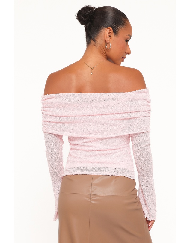 Petal & Pup - Wilma Off Shoulder Top - Light Pink