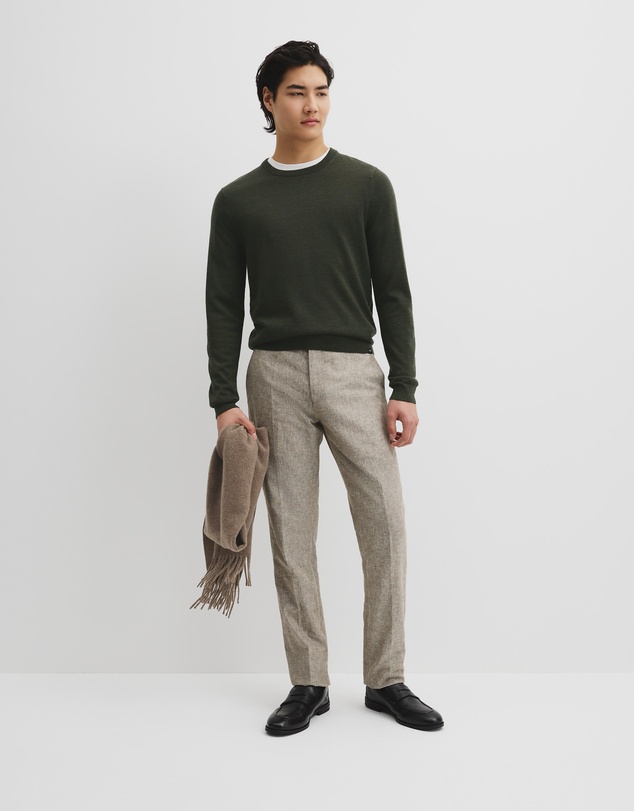 Country Road - Australian Merino Wool Long Sleeve Crew Neck Knit