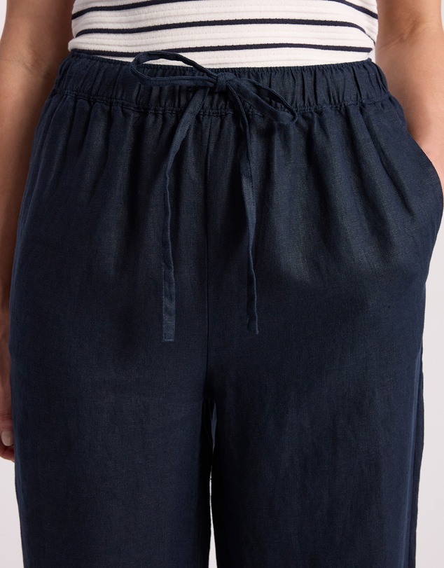 David Lawrence - Prue Tapered Linen Pants