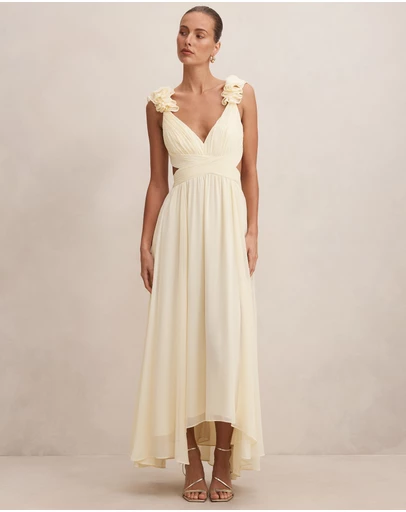Forever New - Selena Ruffle Shoulder Maxi Dress