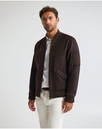 Oxford - Hamish Wool Blend Bomber Jacket