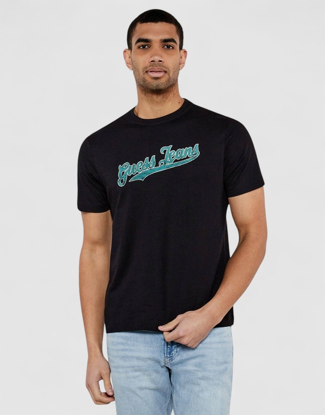 GUESS - GUESS JEANS Short Sleeve Crew Neck 1981 T-Shirt
