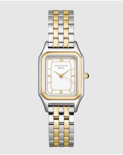 Rosefield - Ivy White Gold Silver Duotone Bracelet Watch