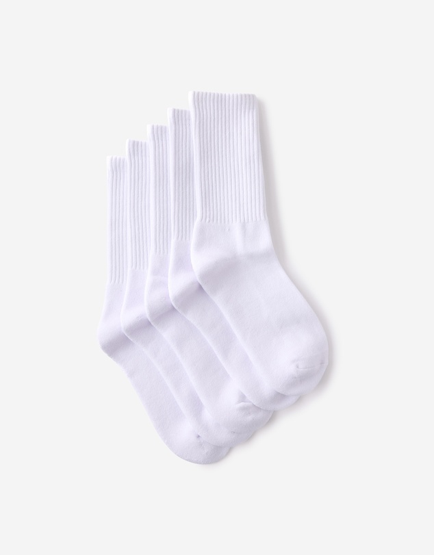 Cotton On - 5 Pack Essential Crew Socks