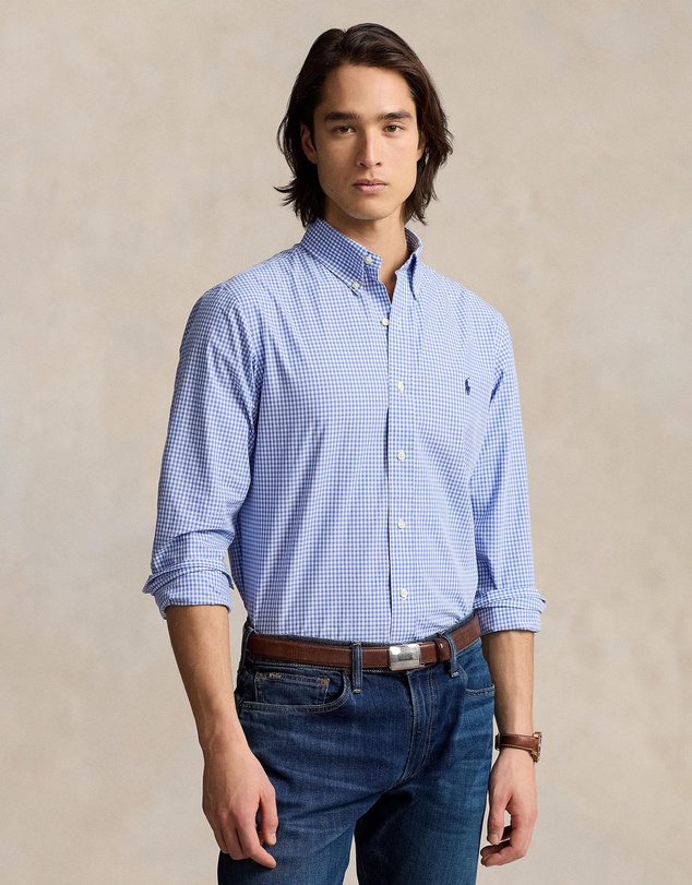 Polo Ralph Lauren - Custom Fit Stretch Poplin Shirt - ICONIC EXCLUSIVE