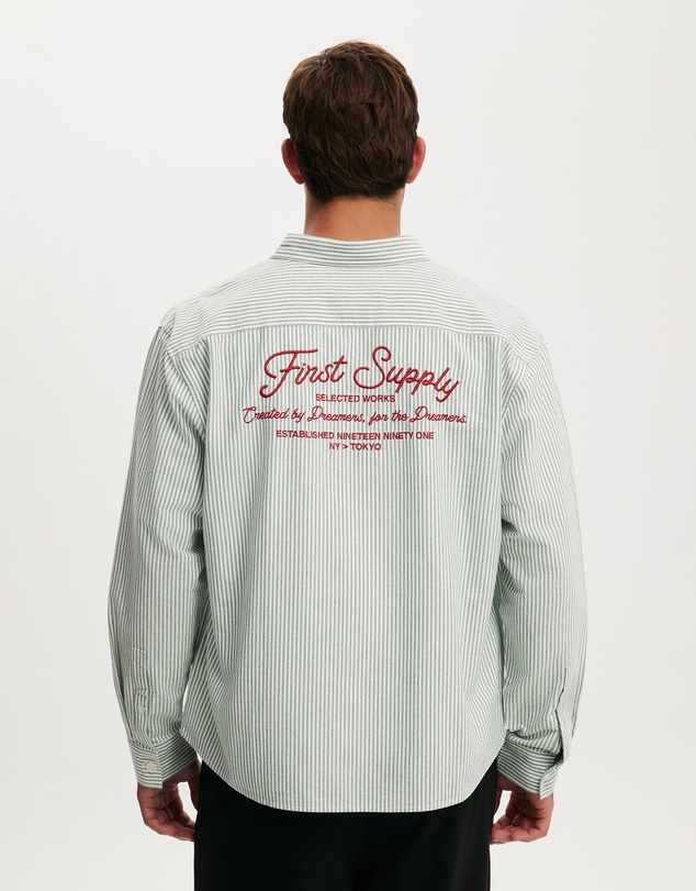 Cotton On - Bedford Long Sleeve Shirt
