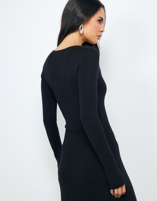 AERE - Ren Cable Knit Maxi Dress