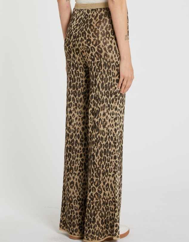 Marella - Desert Leopard Knit Pants