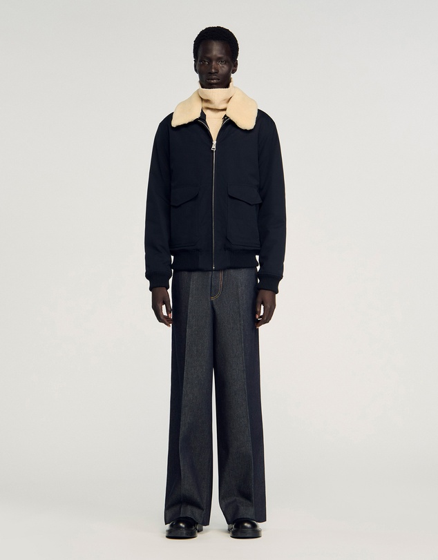 Sandro - Cotton Aviator Jacket