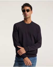 Calibre - Technical Knit Crew Neck Sweater Currant