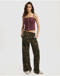Cotton On - Denim Button Top