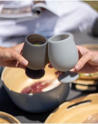 porter green - stemm | silicone unbreakable wine glasses