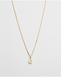 Kirstin Ash - G Outline Initial Necklace