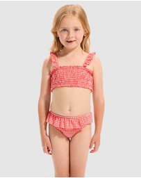 Seafolly - Gingham Shirred Bikini - Kids