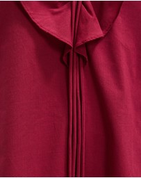 The Fated - Alexis Tie Front Ruffle Mini Dress
