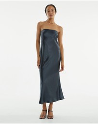 Third Form - Crush Bias Strapless Dress