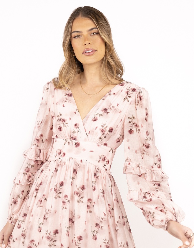 Petal & Pup - Vayla Maxi Dress - Pink Rose